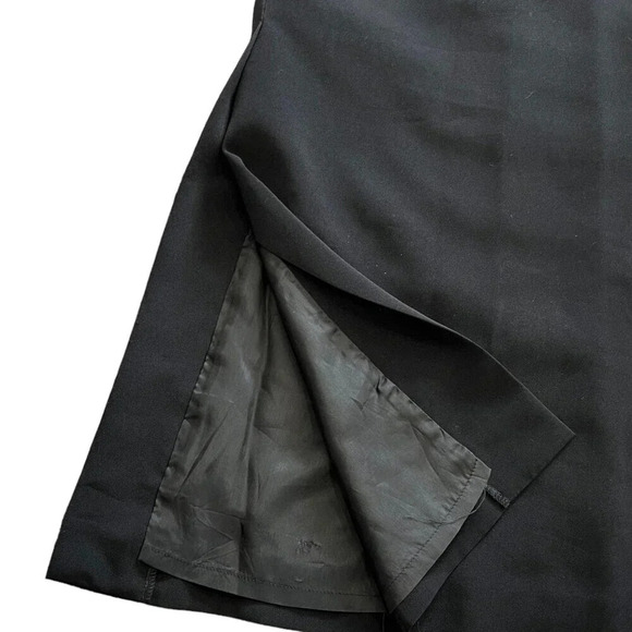 Agnes B Paris Black Formal Side Slit Maxi Skirt S - Picture 2 of 4